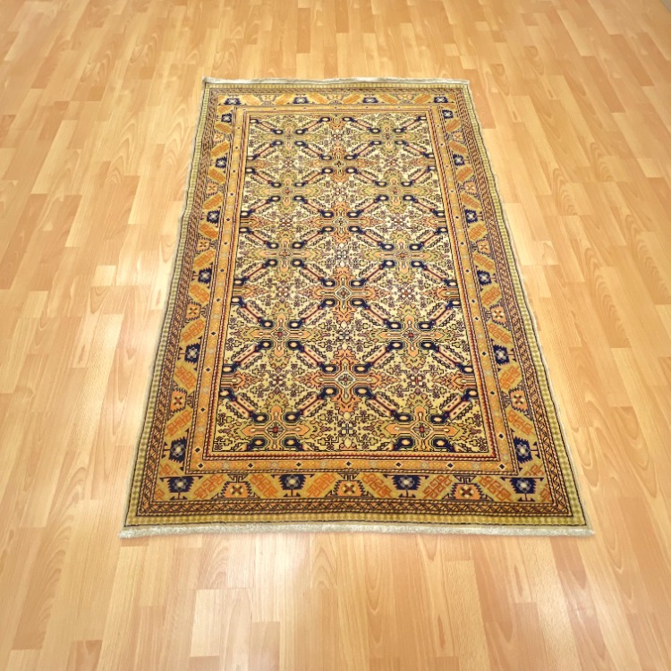 Kayseri Şah Abbas Çiçek Desenli 173 x 116 El Dokuma Halı 
