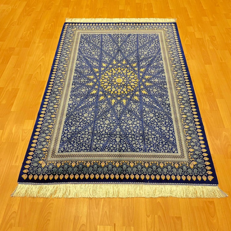 Yıldız Desenli Lüks 180 x120 CM İpek Halı