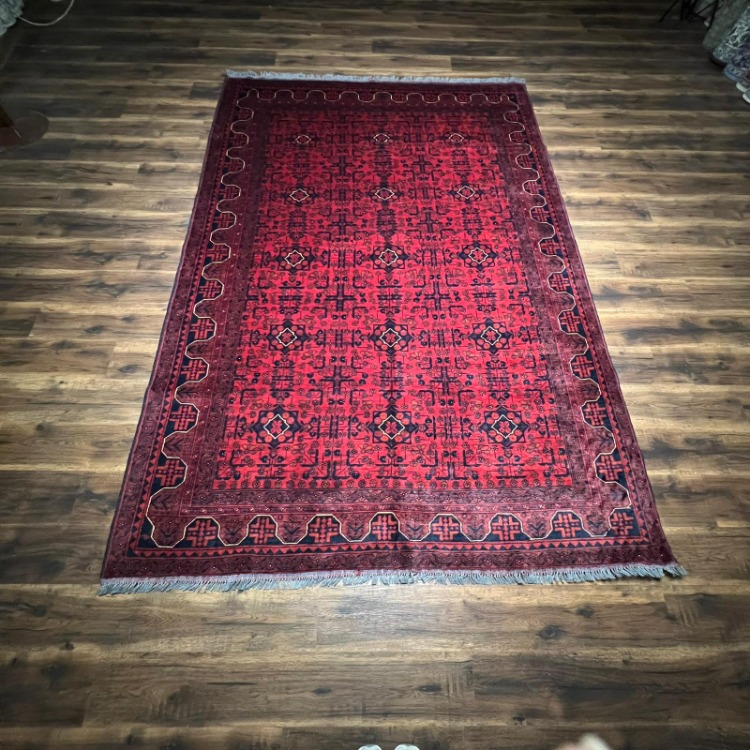 Afgan Kunduz 200 x 288 El Dokuma Halı 
