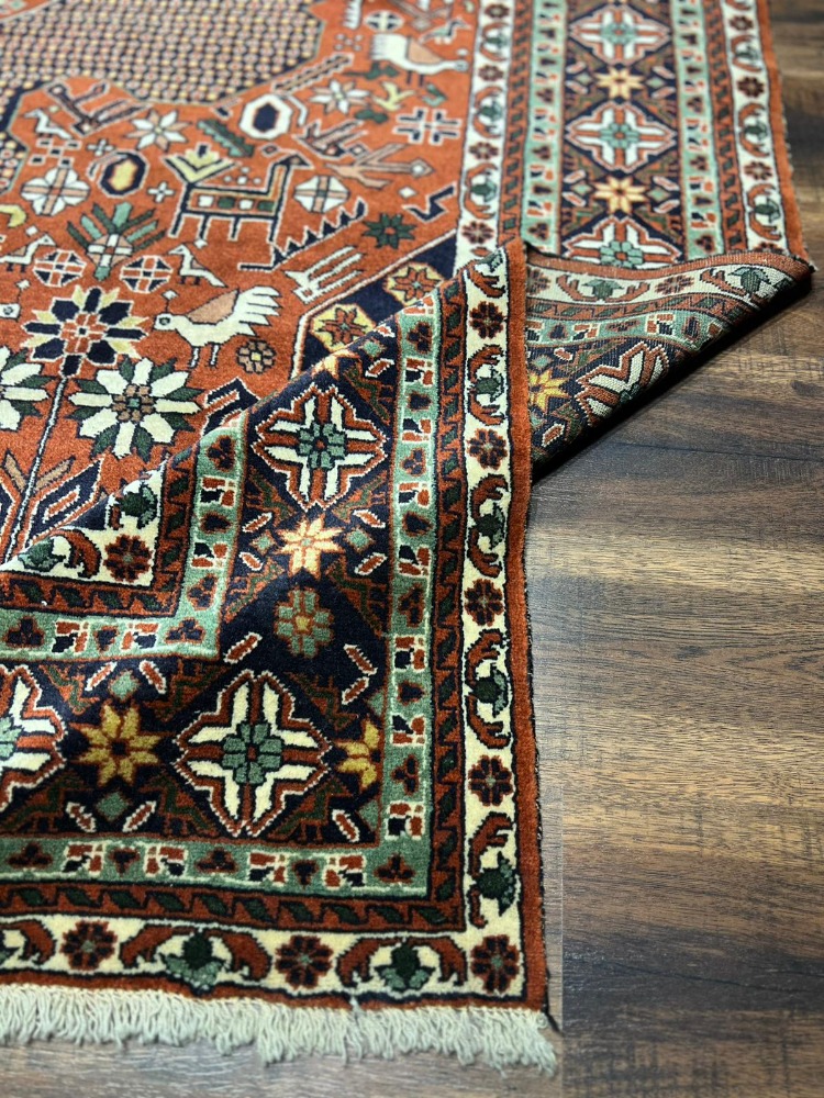 Anadolu İran Geometrik Madalyonlu 295 x 205 El Dokuma Halı 