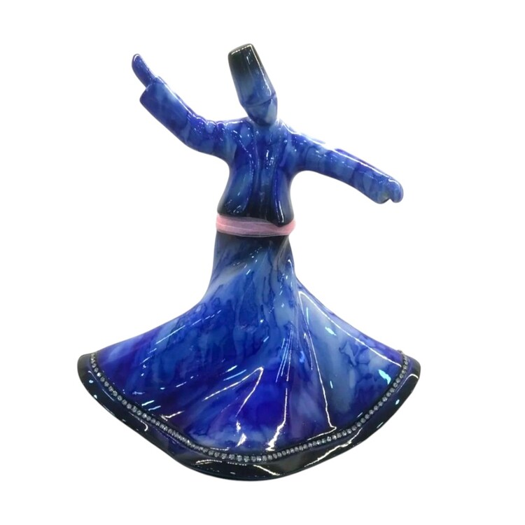 Dekoratif Semazen Biblo Koyu Mavi 22 CM
