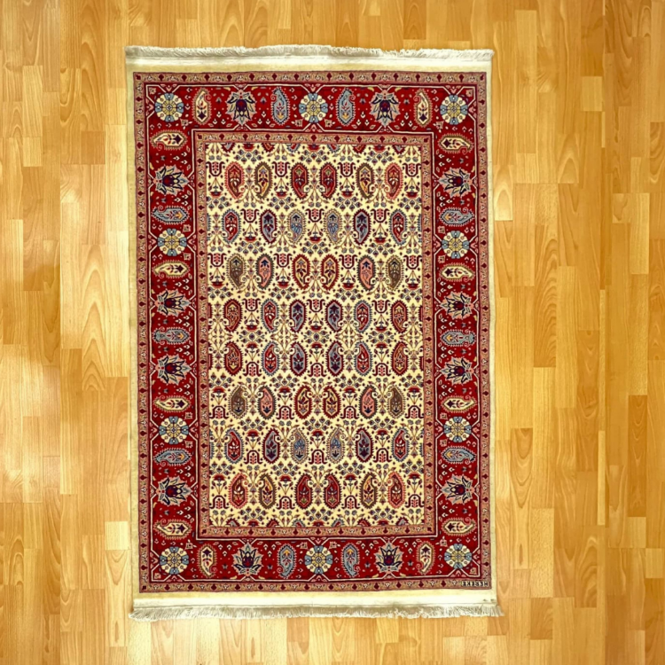 Hereke 260 X 172 Şal (Buta) Desenli El Dokuma Halı