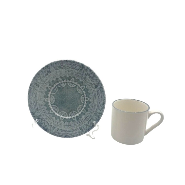 Etnik Mandala Desenli 6'lı Fincan Takımı