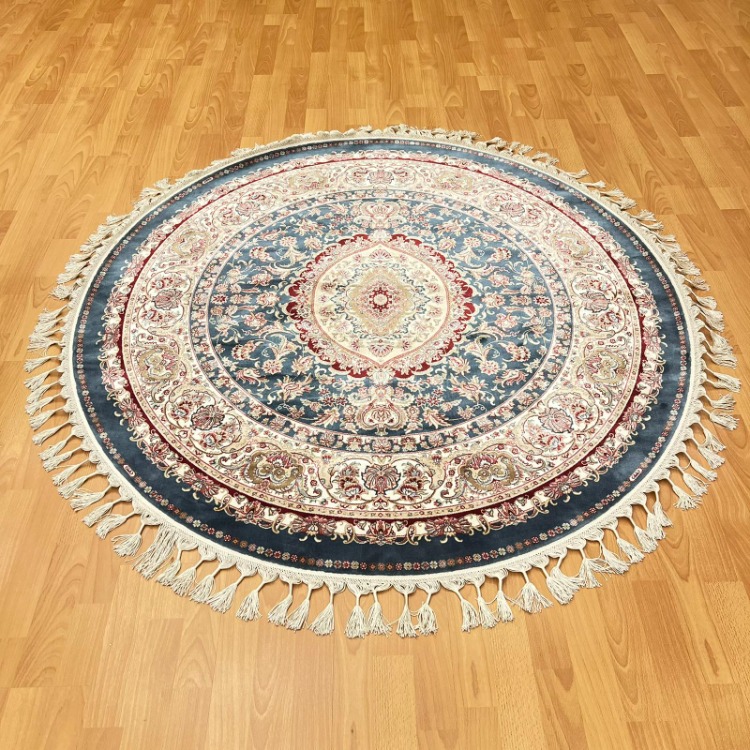  Yuvarlak Klasik Madalyon 150 x150 CM İpek Halı