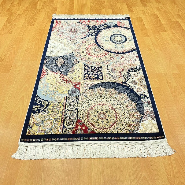 Mozaik Desenli 90 X 150 CM İpek Halı
