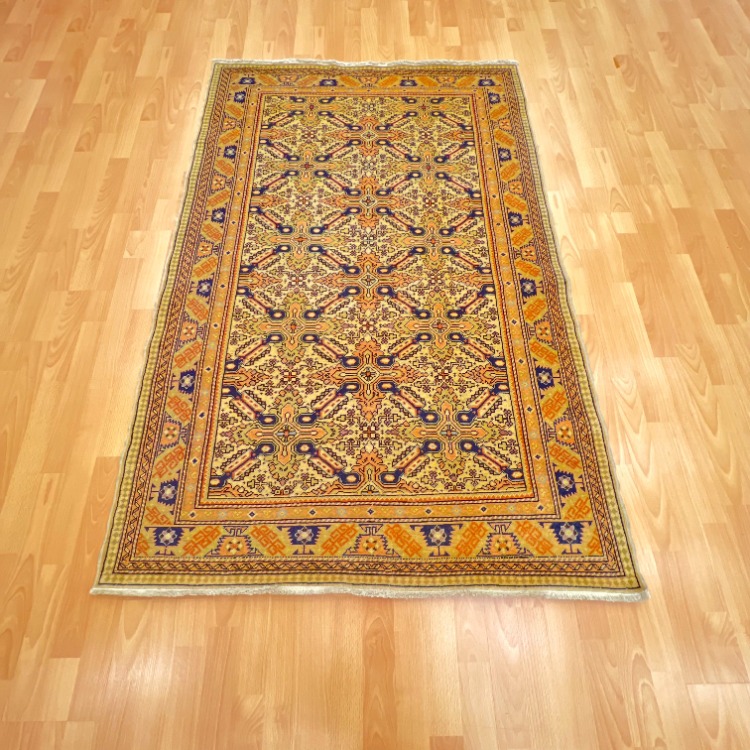 Kayseri Şah Abbas Çiçek Desenli 173 x 116 El Dokuma Halı 