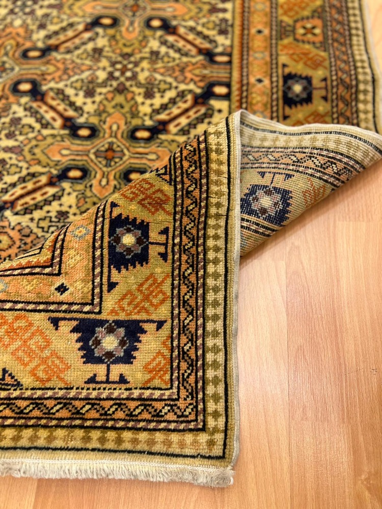 Kayseri Şah Abbas Çiçek Desenli 173 x 116 El Dokuma Halı 