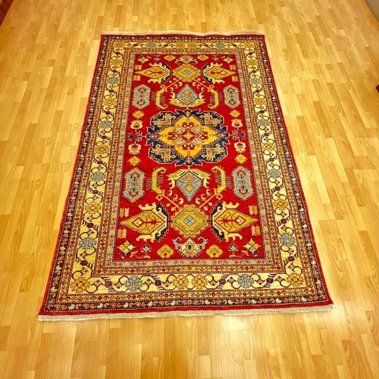 Şirvan 257 X 175  Geometrik Yıldız Motifli El Dokuma Halı 