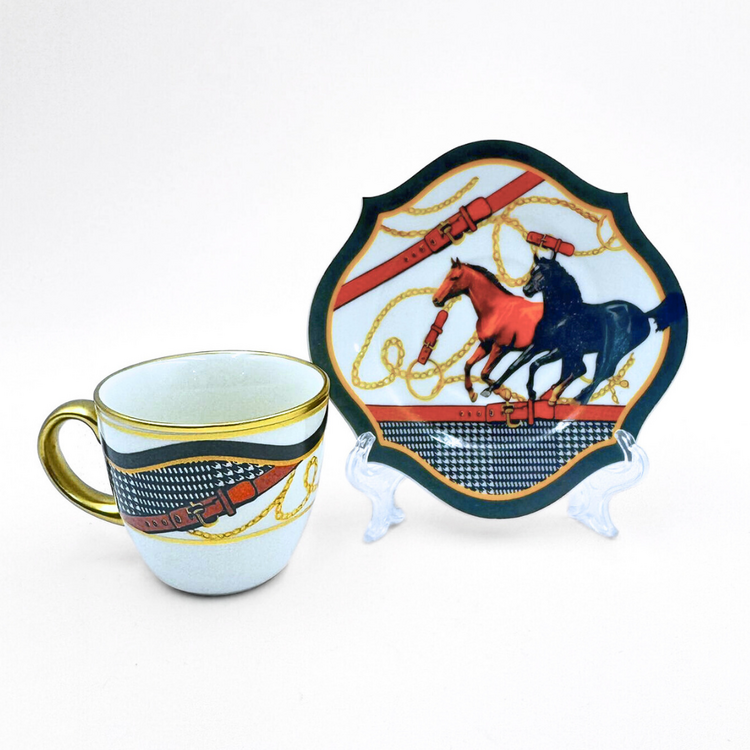 Horse 6 Kişilik Kahve Fincan Takımı