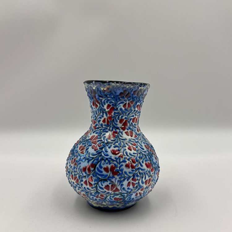 Dekoratif Seramik Çini Motifli Dekoratif Seramik Sürahi
