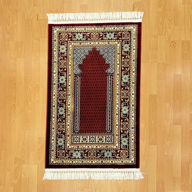 Lalezar Yünlü Seccade Bordo