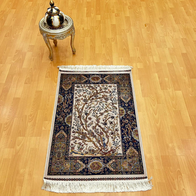 Hayat Ağacı Desenli 400 X600 cm İpek Halı