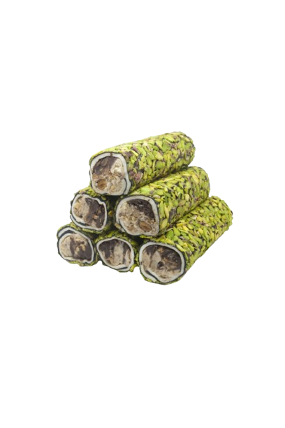 File Fıstık Böğürtlen ve Bademli Sarma Lokum 1000 GR