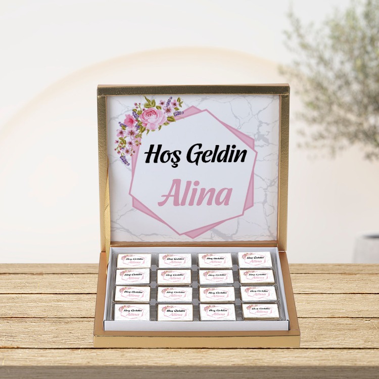 İsme Özel Kutulu Çikolata