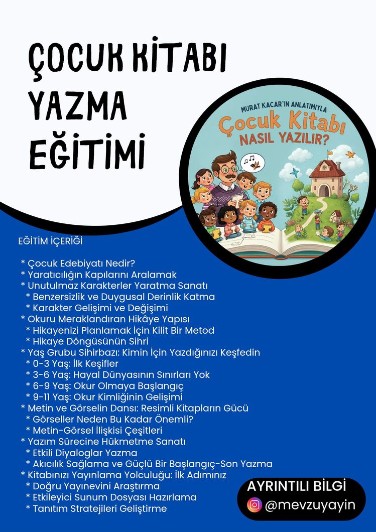 Çocuk Kitabı Yazma Eğitimi- Murat Kacar'ın Anlatımıyla