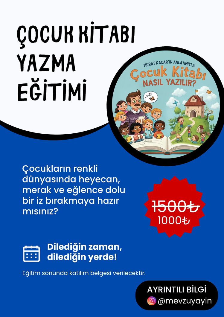 Çocuk Kitabı Yazma Eğitimi- Murat Kacar'ın Anlatımıyla