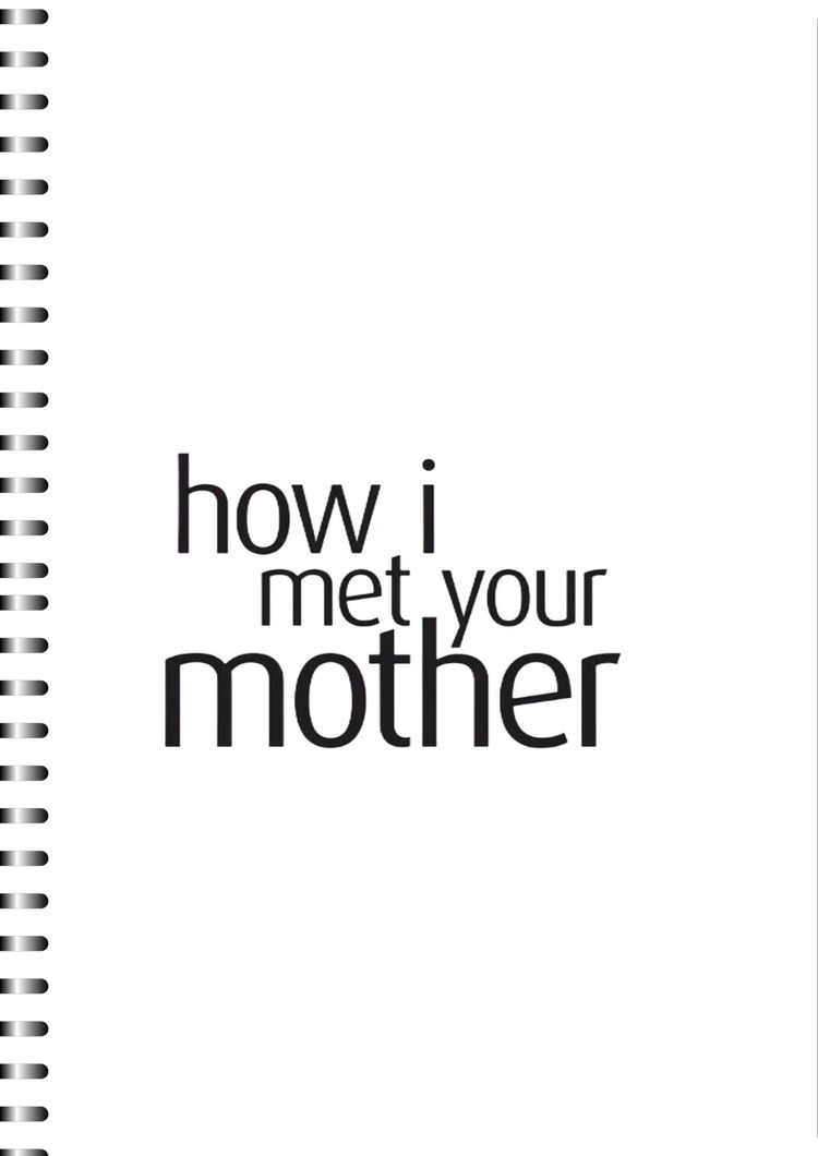 HIMYM Temalı Spiralli Defter