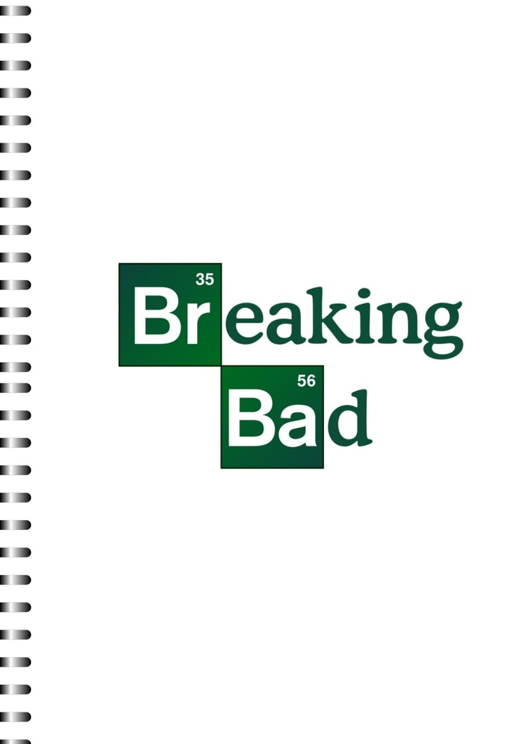 Breaking Bad Temalı Spiralli Defter