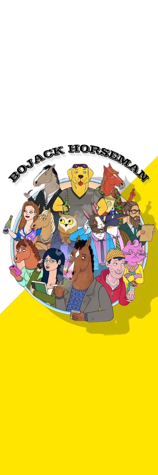 Bojack Horseman Temalı Kitap Ayracı