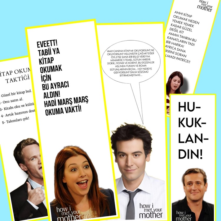 HIMYM Temalı Kitap Ayracı