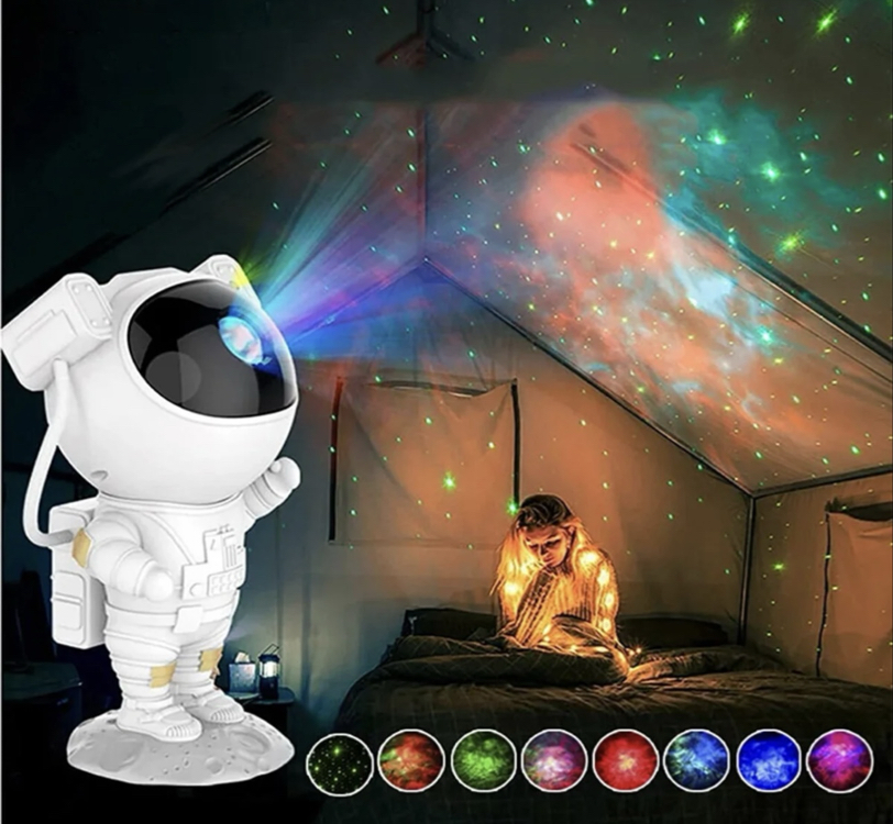 Astronot uzay gece lambası