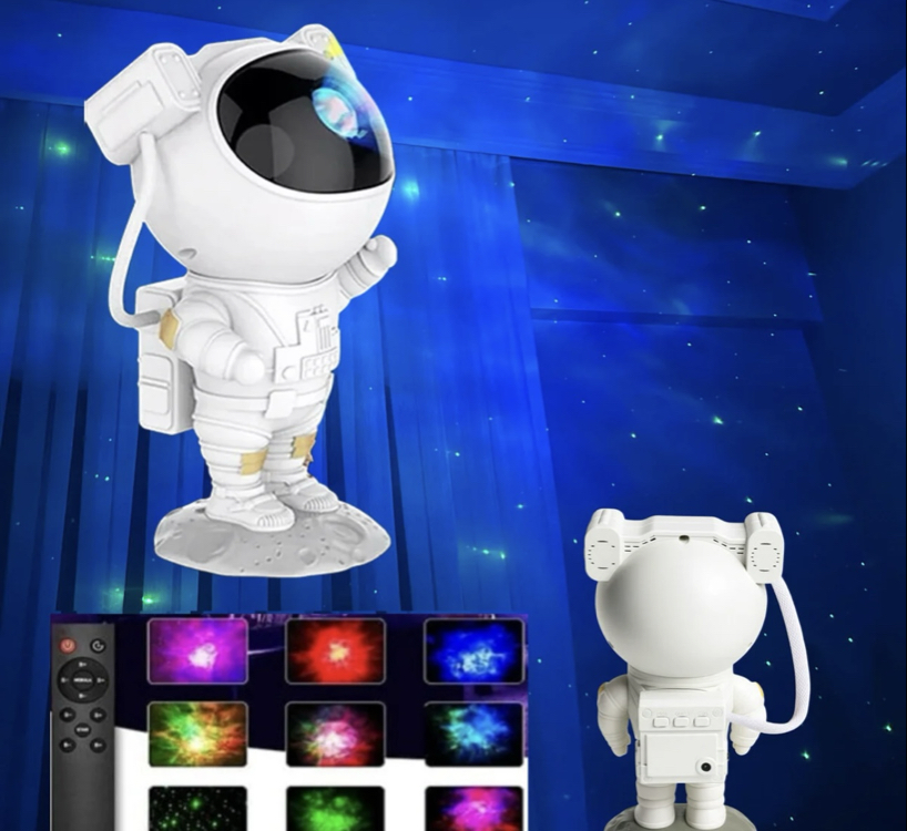 Astronot uzay gece lambası