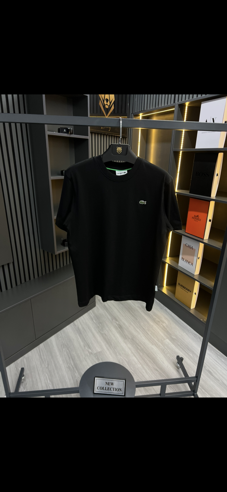 LACOSTE SİYAH TİŞÖRT