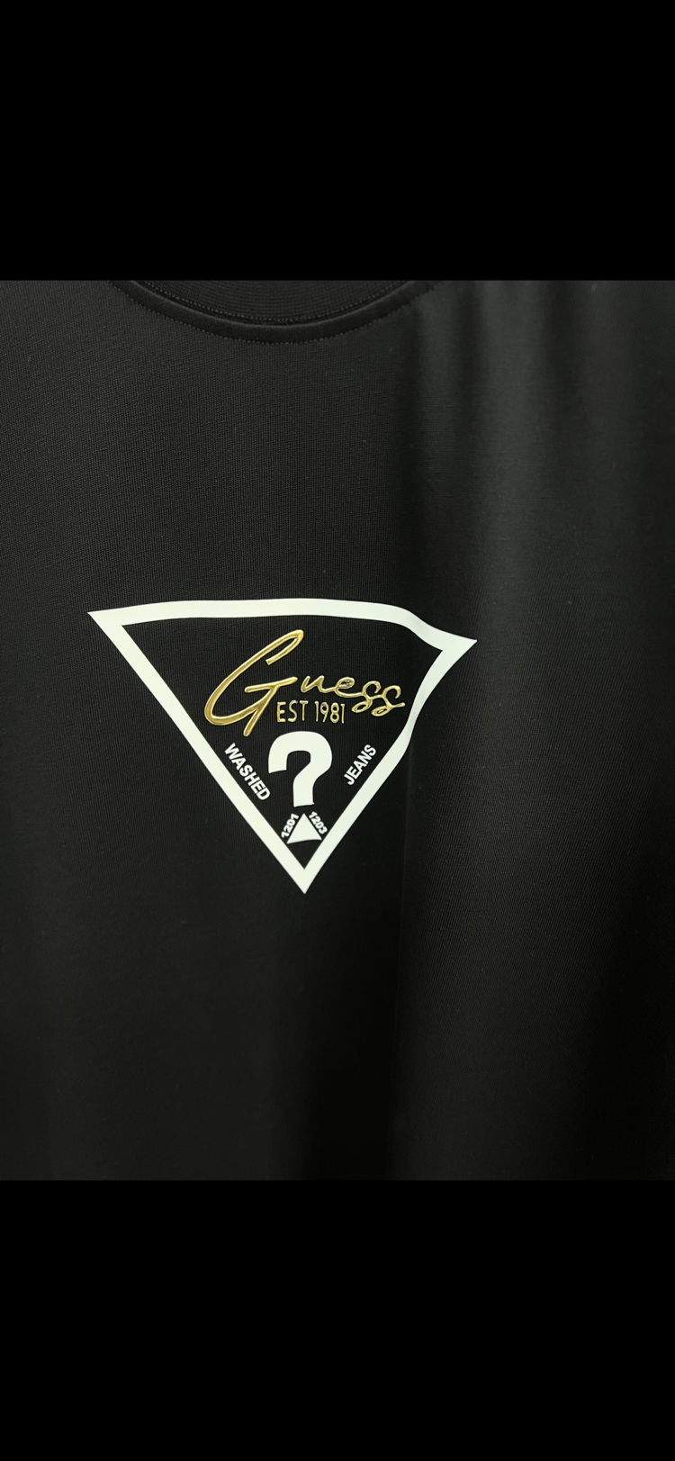 GUESS SİYAH TİŞÖRT 