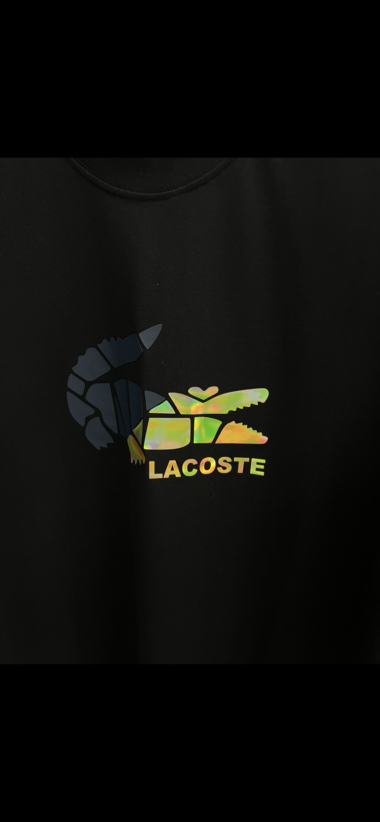 LACOSTE SİYAH TİŞÖRT 