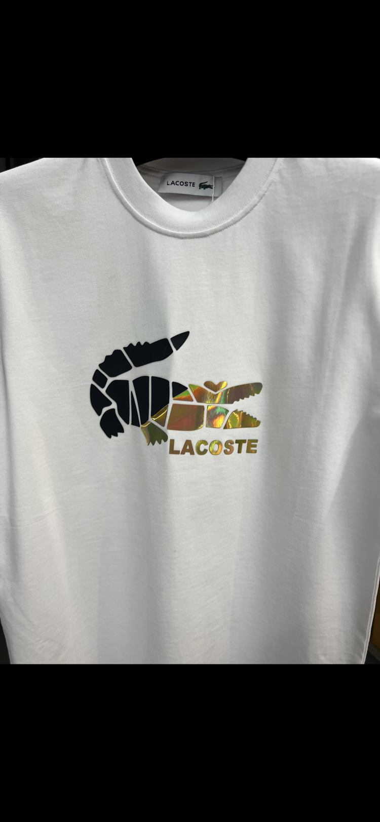LACOSTE BEYAZ TİŞÖRT 