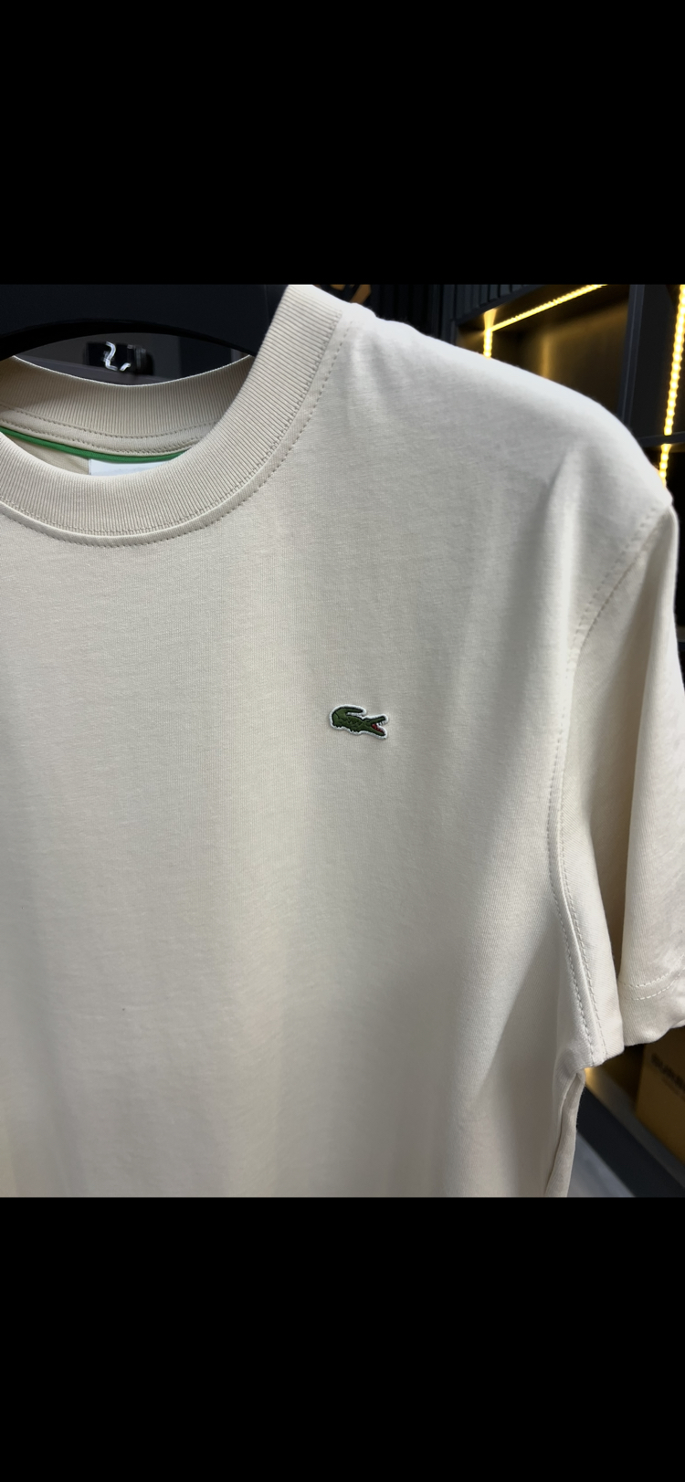 LACOSTE BEJ TİŞÖRT 