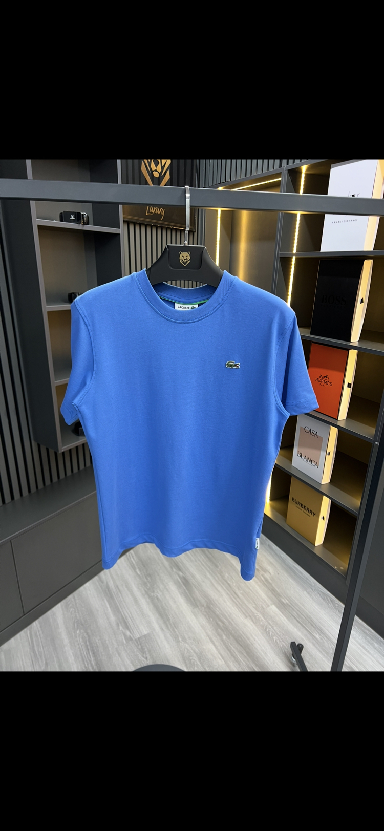 LACOSTE MAVİ TİŞÖRT