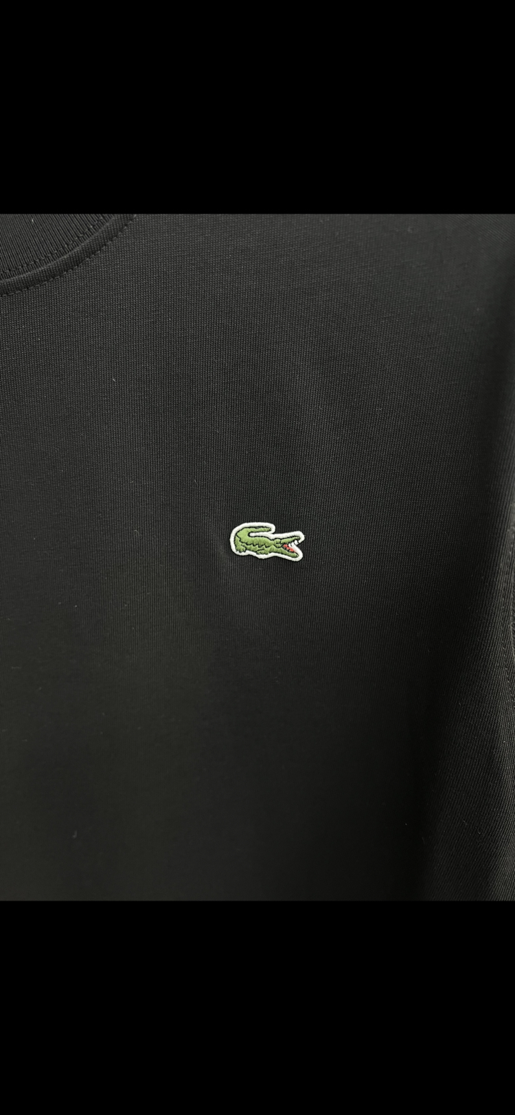LACOSTE SİYAH TİŞÖRT