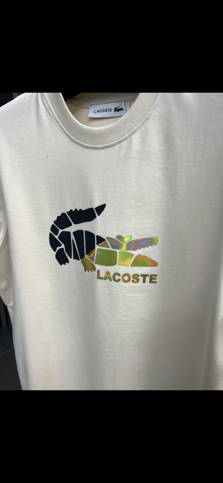 LACOSTE BEJ TİŞÖRT 