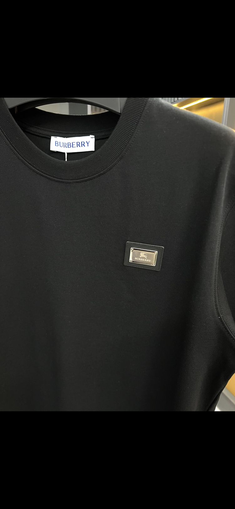 BURBERRY SİYAH TİŞÖRT 