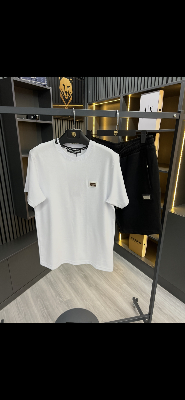 DOLCE&GABBANA BEYAZ KAPRİ TAKIM 
