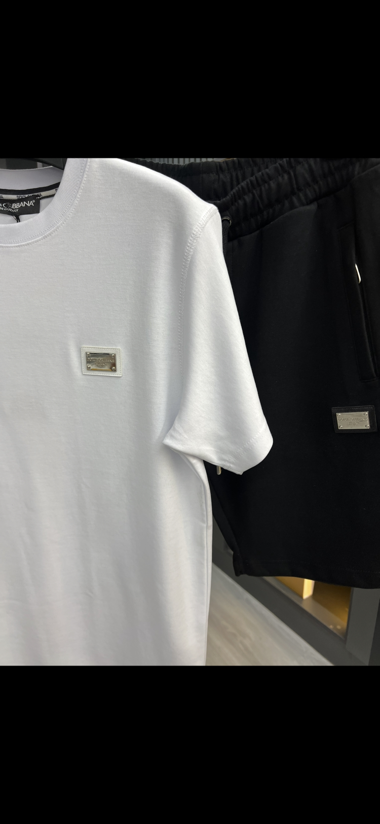 DOLCE&GABBANA BEYAZ KAPRİ TAKIM 