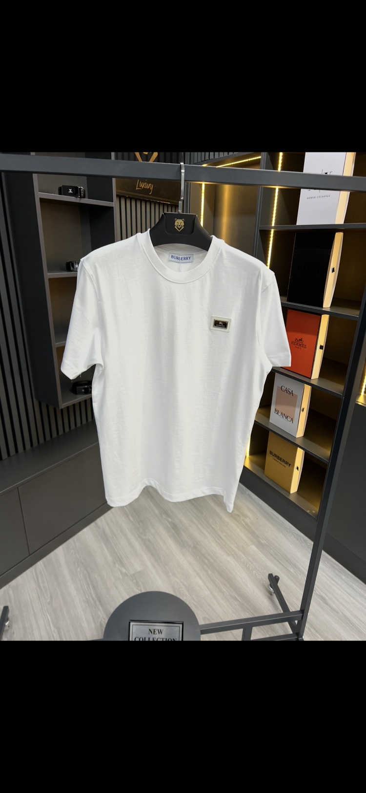 BURBERRY BEYAZ TİŞÖRT 