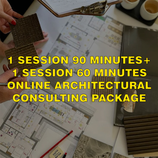 Content of the 1×90-Minute + 1×60-Minute Online Architectural Consulting Package