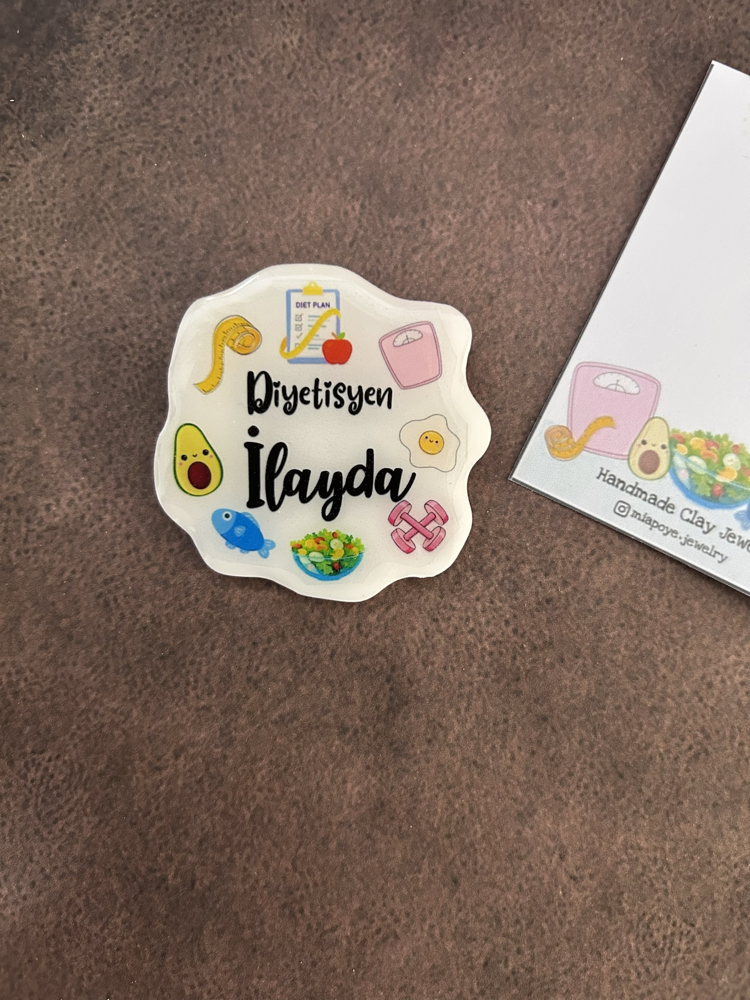 İsme Özel Diyetisyen Rozeti *İsminizi Yazmayı unutmayın*