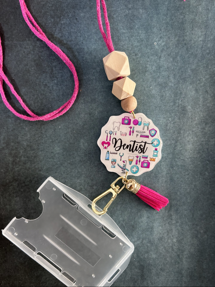 Dentist (isimsiz) Boyun askı ipi
