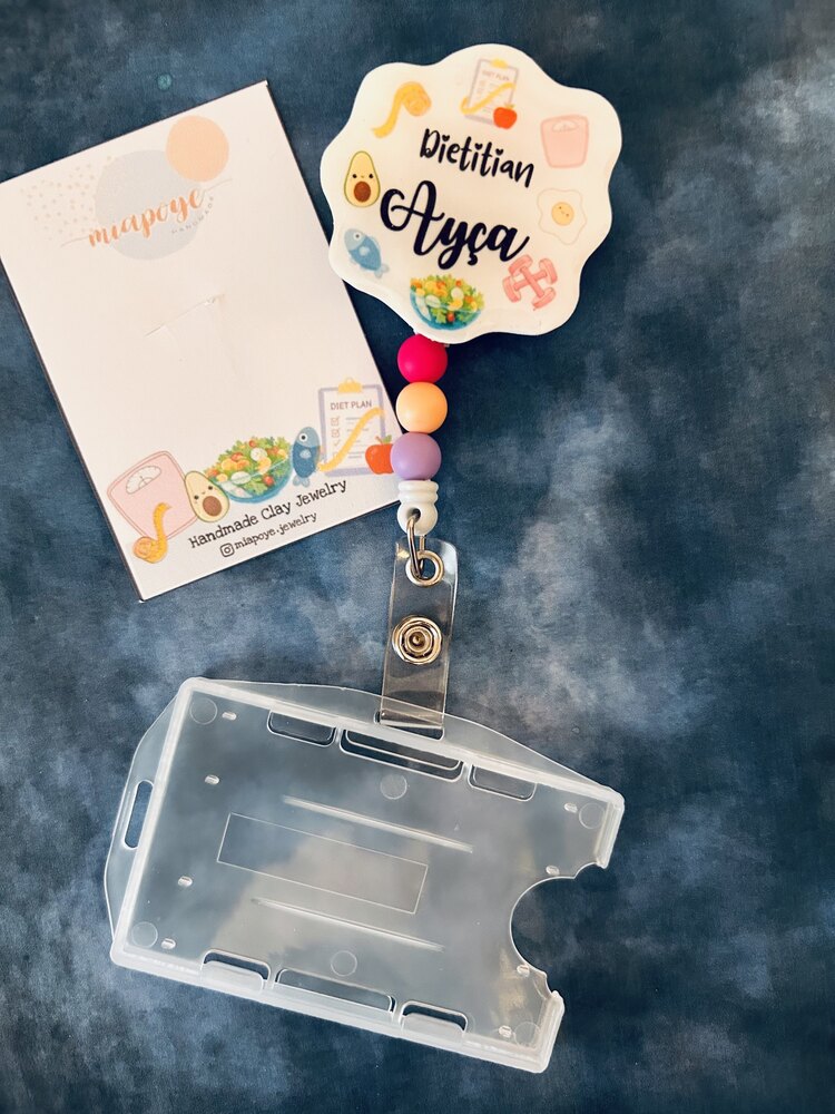 Dietitian İsme Özel Boncuklu Yoyo *İsminizi yazmayı Unutmayın *