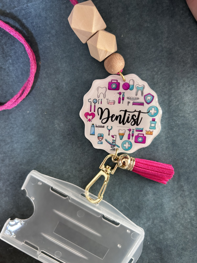 Dentist (isimsiz) Boyun askı ipi