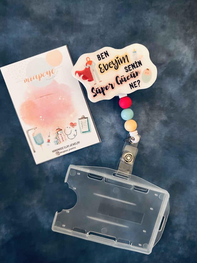 Ben Ebeyim Senin Süper Gücün ne (Tesettürlü) Boncuklu Yoyo