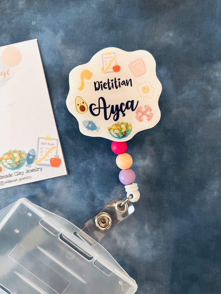 Dietitian İsme Özel Boncuklu Yoyo *İsminizi yazmayı Unutmayın *