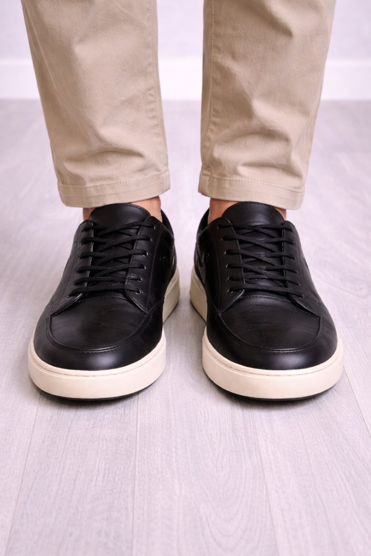 Erkek Siyah Günlük Casual Sneaker