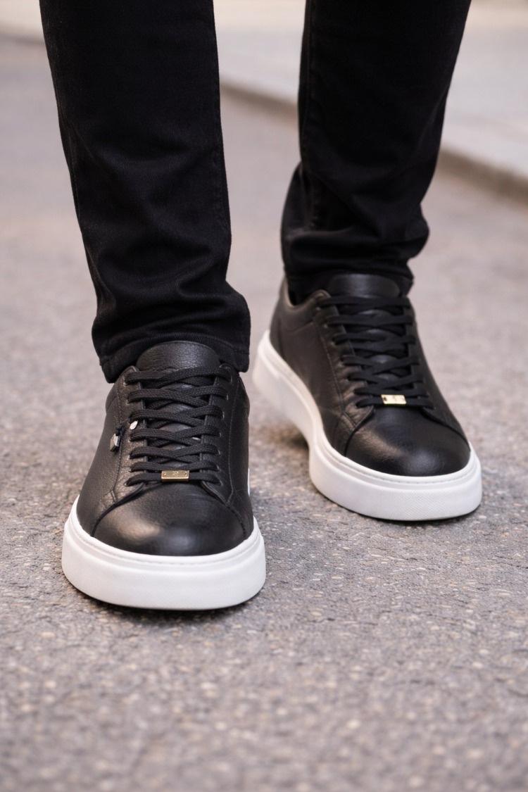 Erkek Siyah Minimal Casual Ayakkabı