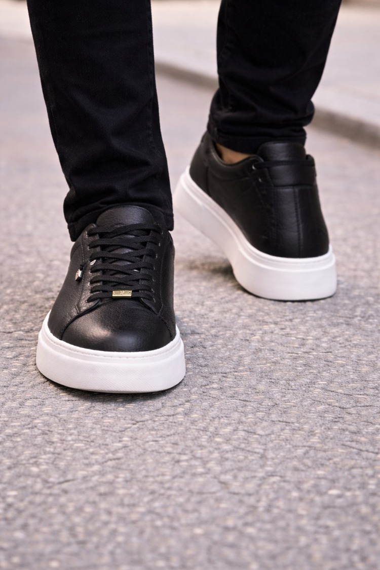 Erkek Siyah Minimal Casual Ayakkabı