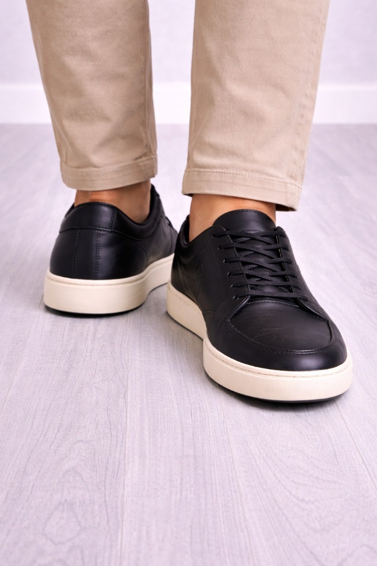 Erkek Siyah Günlük Casual Sneaker