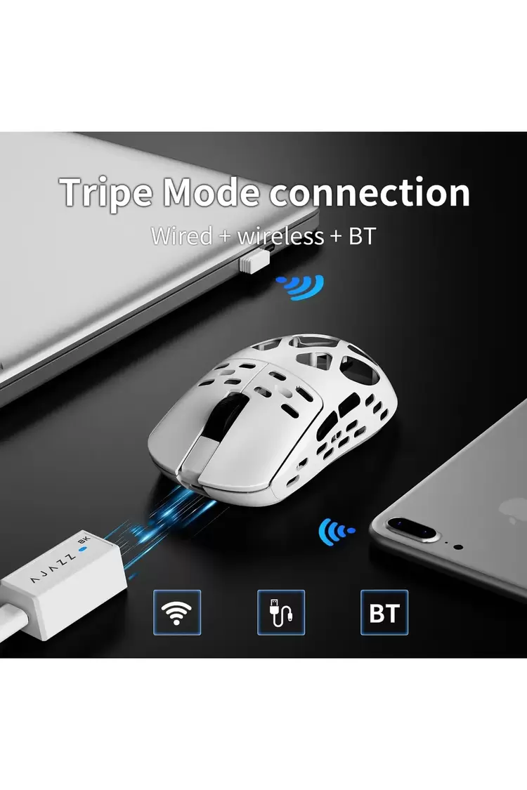  AM-3 Max Magnezyum Alışımlı 3in1 Sensörlü 8K Dongle Gaming Oyuncu Mouse 15000DPI 